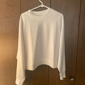 Athleta oversized crop sweatshirt